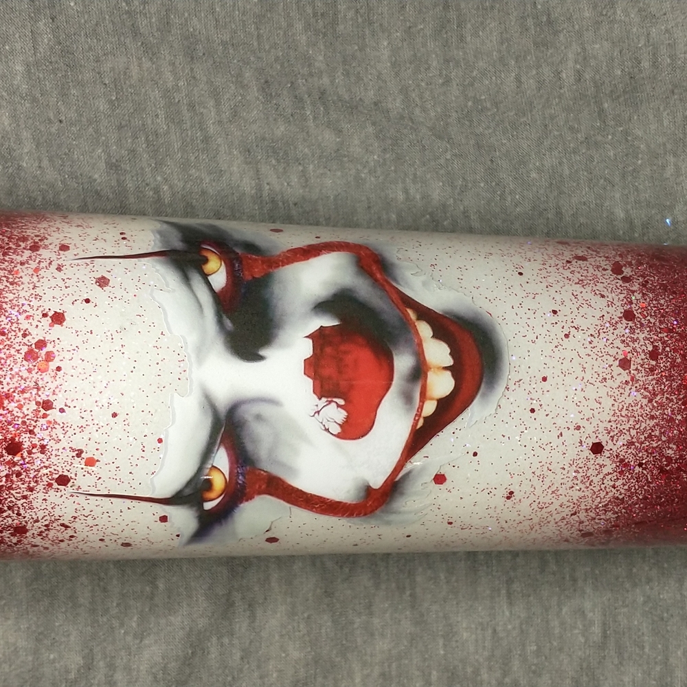 Glow in the dark skinny tumbler